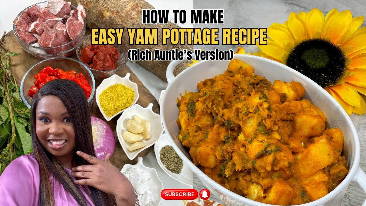 Easy Yam Pottage Recipe (Rich Auntie’s Version) for Beginners.. #nigerianfood  #pottageyam