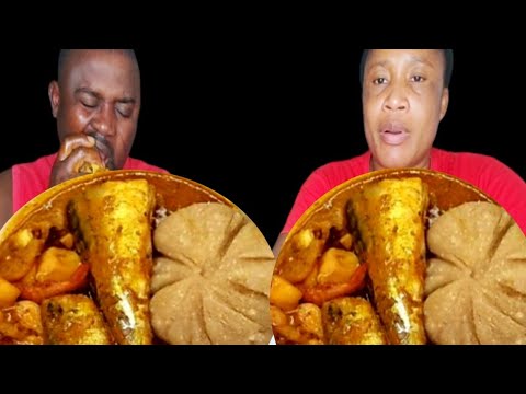 SAMR MUKBANG AFRICAN FOOD HOME MADE BANGA SOUP AFRICAN FOOD MUKBANG #MUKBANG #AFRICANFOOD #BANGASOUP