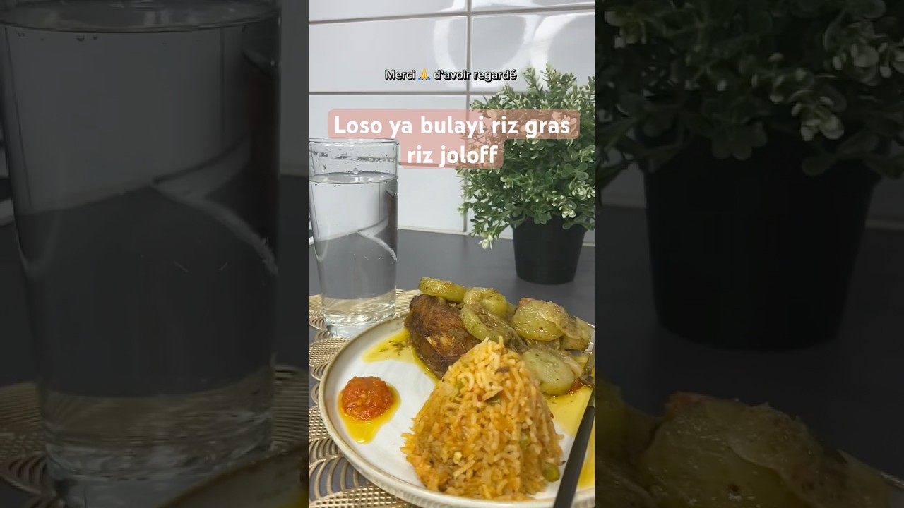 Loso ya bulayi, le riz à la sauce tomate est un plat consommé dans plusieurs pays d’Afrique de #pop