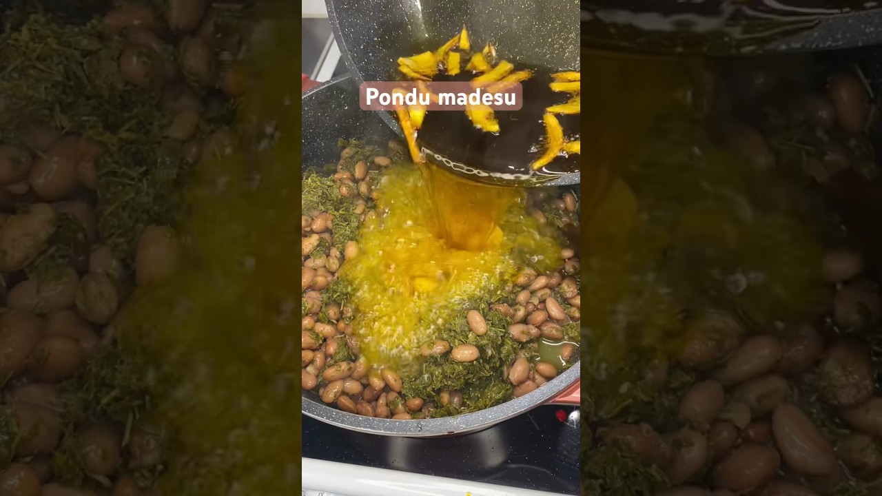 Pondu madesu : special African food #food #cooking #recipe #kitchen #cuisine