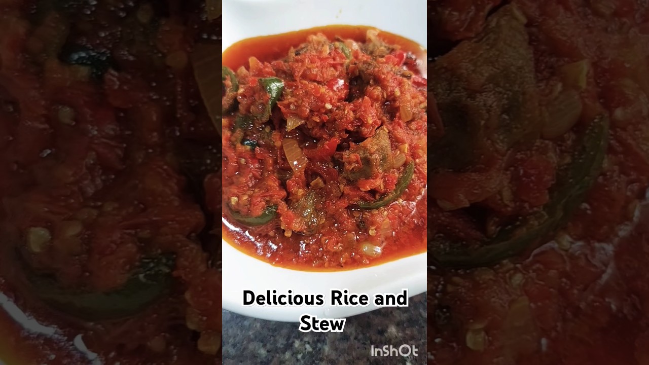 Yummy Stew #africanfood #youtubeshorts #recipe #shortsfood #stew #rice #africanfood #food #foodie