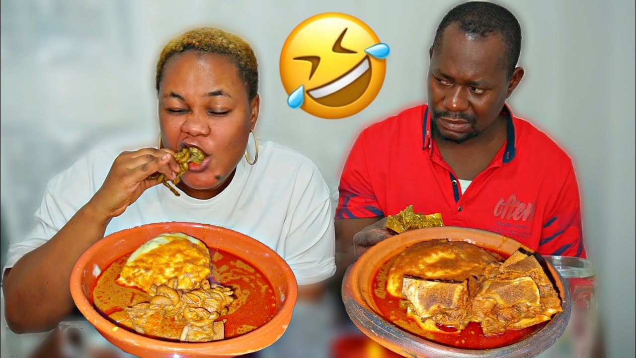 SERVING MY HUSBAND BONES WITHOUT MEAT PRANK * GONE BAD * AFRICAN FOOD MUKBANG