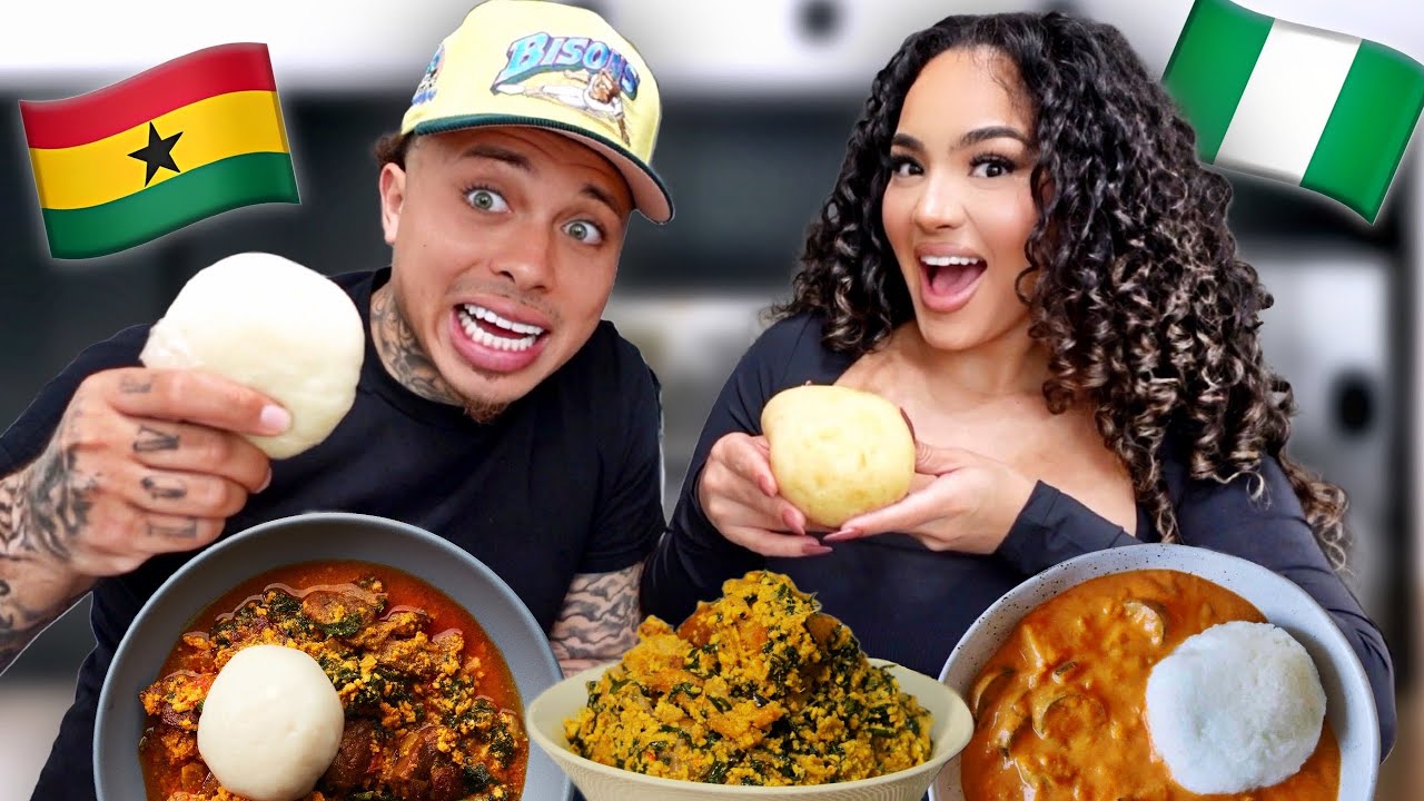 Picky Husband Tries AUTHENTIC AFRICAN FOOD For The First Time!