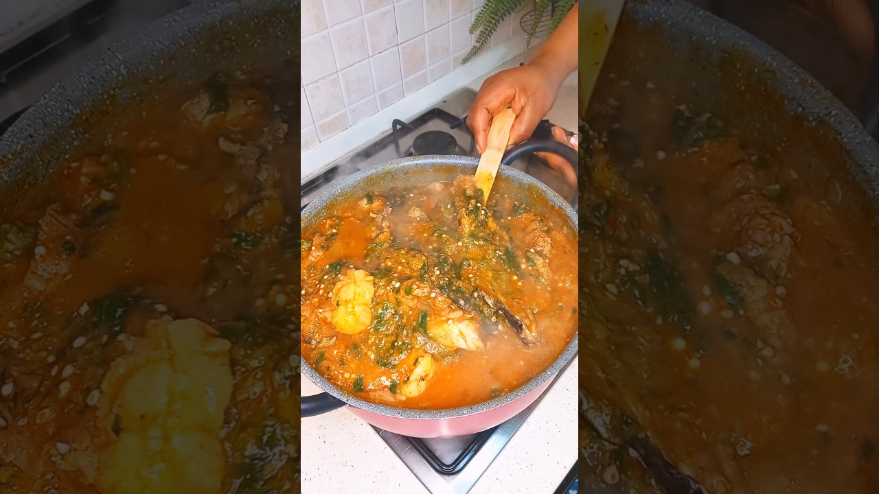 It’s easy to make okro stew #cookwithme #okrosoup #okro #shortsafrica #pullupyoshorts #shorts #short