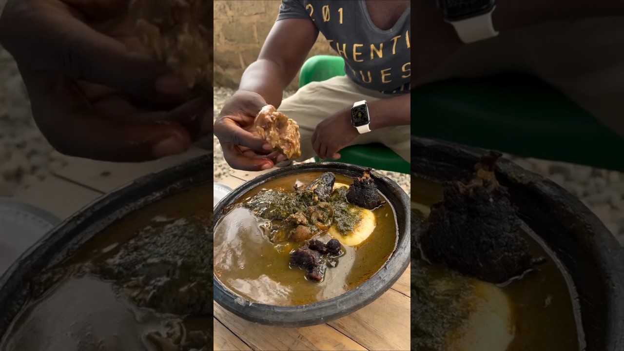 Best Fufu Choping Time #african #food #foodshorts #shorts