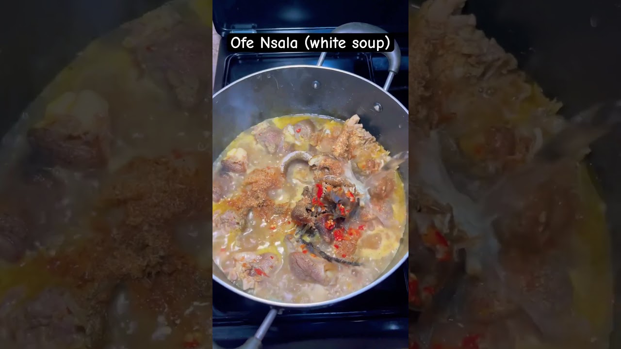 How to prepare Ofe Nsala (white soup) #food #youtubeshorts #soup #ofensala