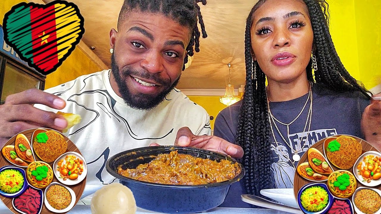 Jamaicans Try African Food For The First Time  (Jollof rice, Fufu, Peri Chicken)