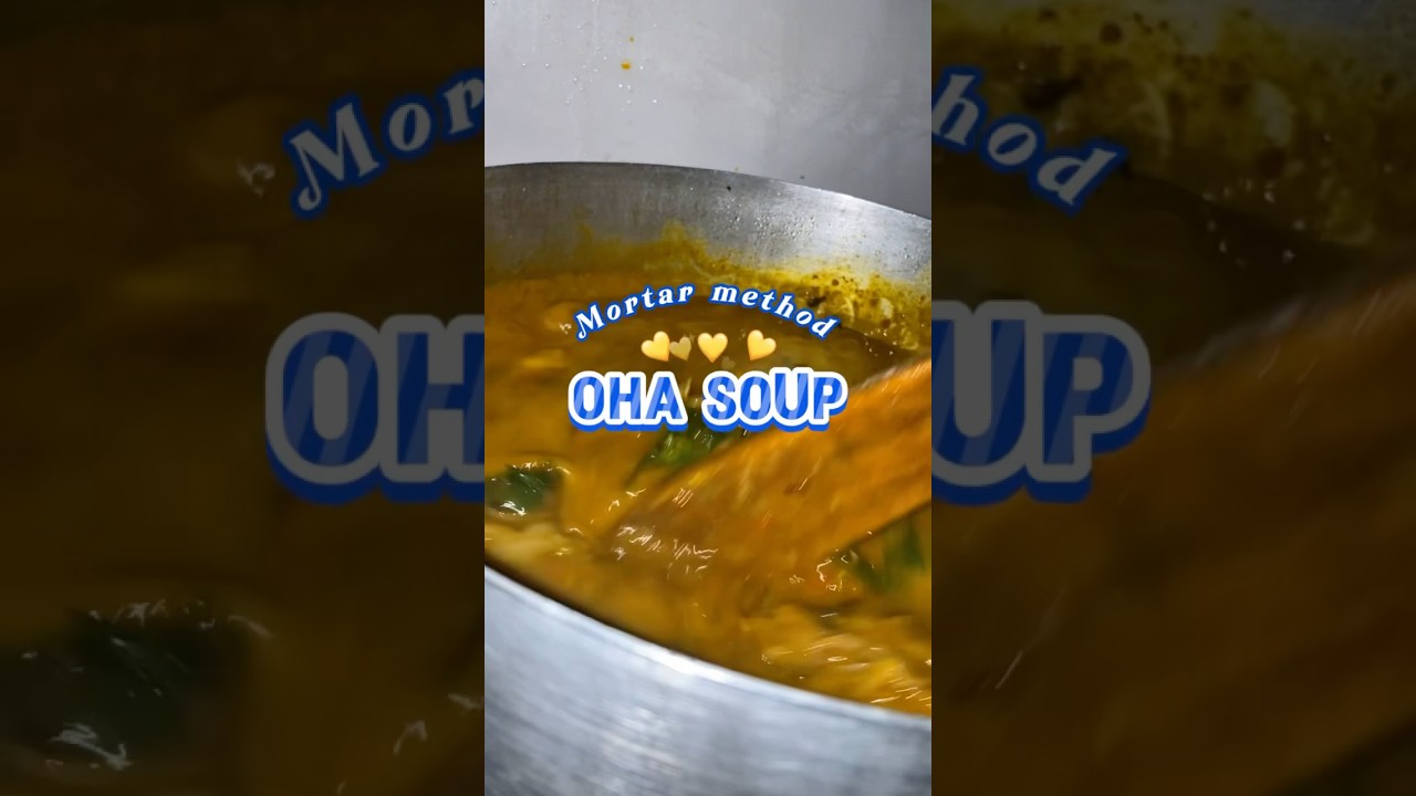 Pound cocoyam to make oha soup, would you try this? #ohasoup #nigeriansoup #nigerianfood #easyrecipe