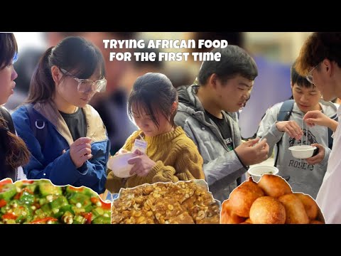 Making Chinese students try out African food /cultural festival CHINA VLOGS /zambian YouTuber