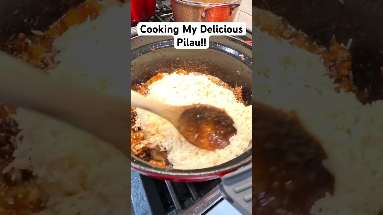 Cooking My Delicious Pilau!! #plov #pilau #uzbek #african #food #cooking #nellysafricankitchen