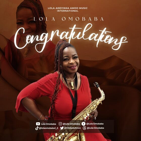 [Gospel Music] Lola Omobaba – Congratulations