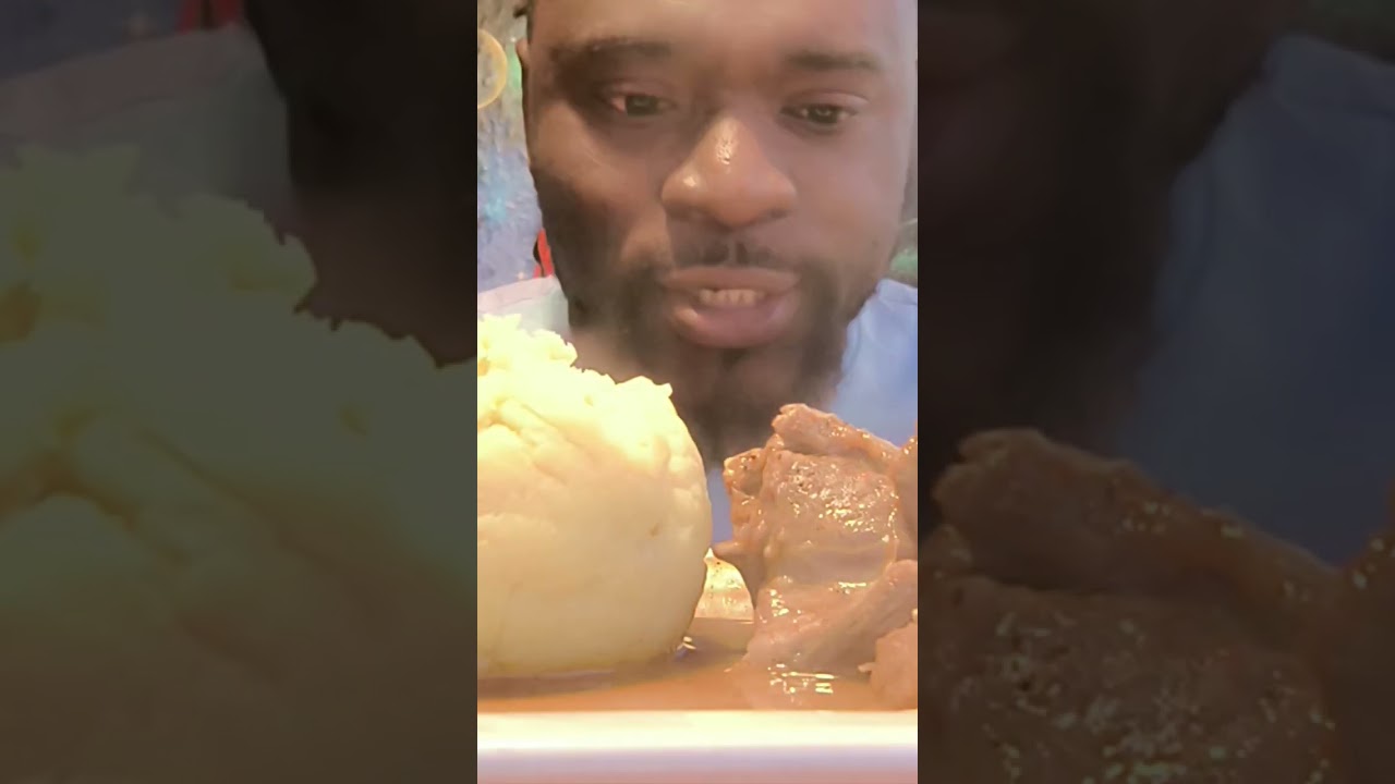 Asmr mukbang African food #mukbang #asmr #food #africanfoodie #foodie #eating #viralvideo #video