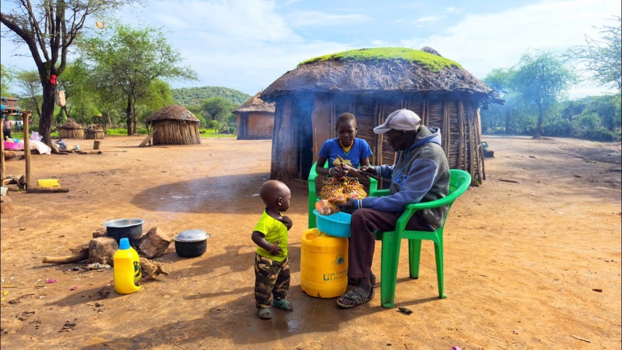 African village life #cooking  Village food for Breakfast