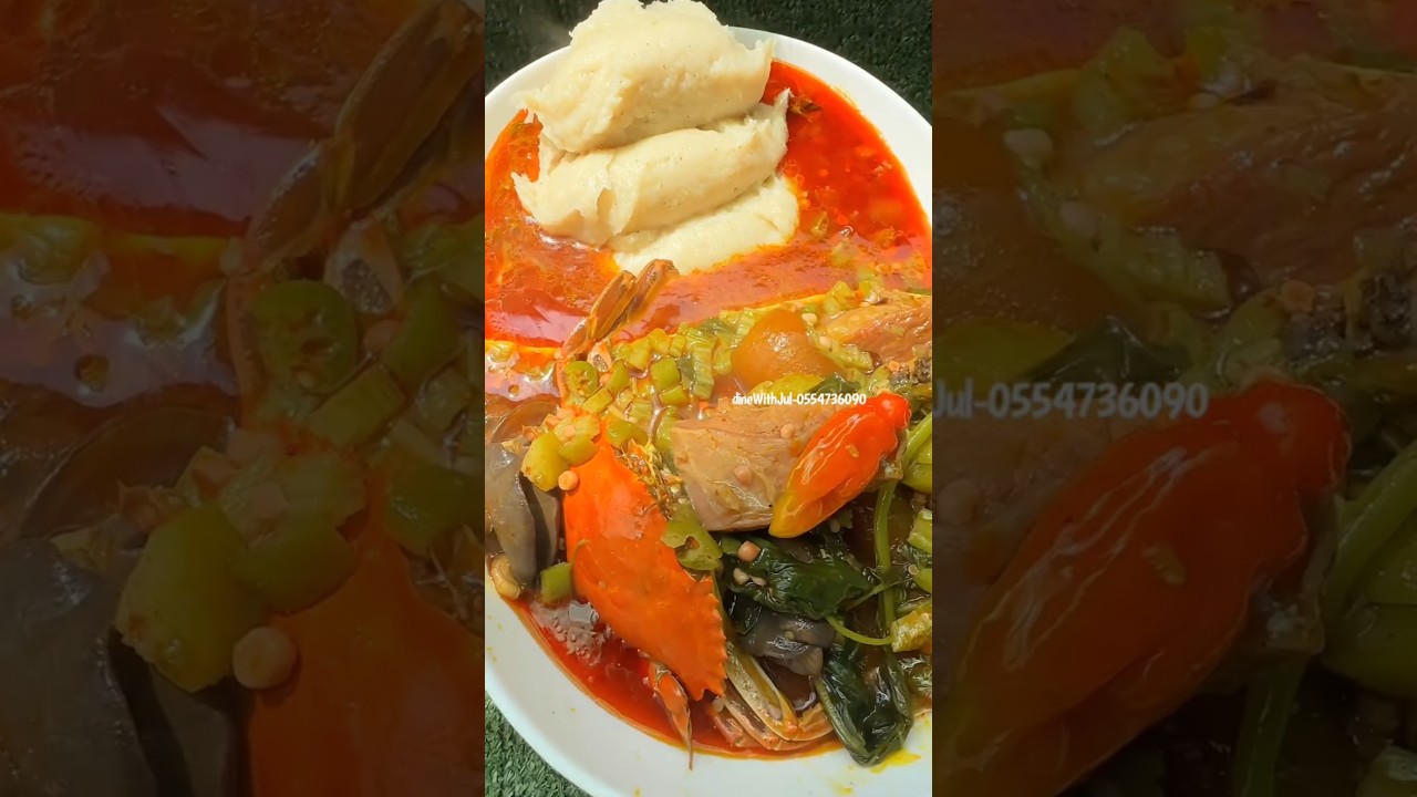 Banku with stew #shorts #food #cookingshow #best #cooking #banku