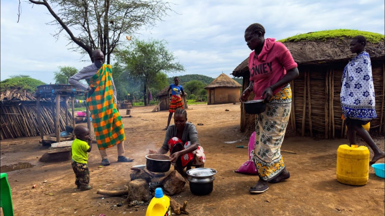 African village life#cooking  Village Food for lunch