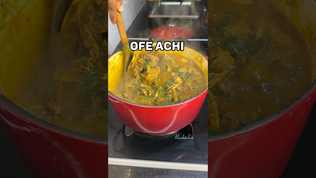 HOW TO MAKE ACHI SOUP #goviral #food #shorts