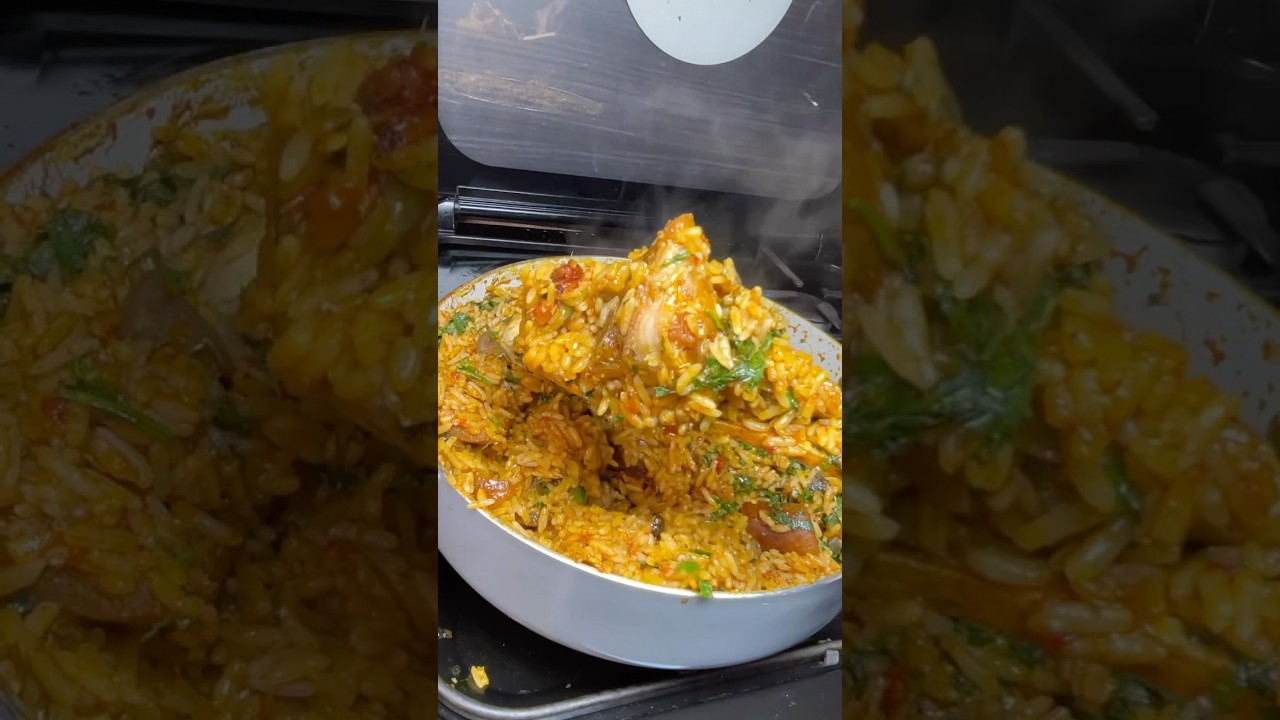 EASY WAY TO PREPARE NATIVE JOLLOF RICE/2024 #shortafrica#shorts#dumzfoodie