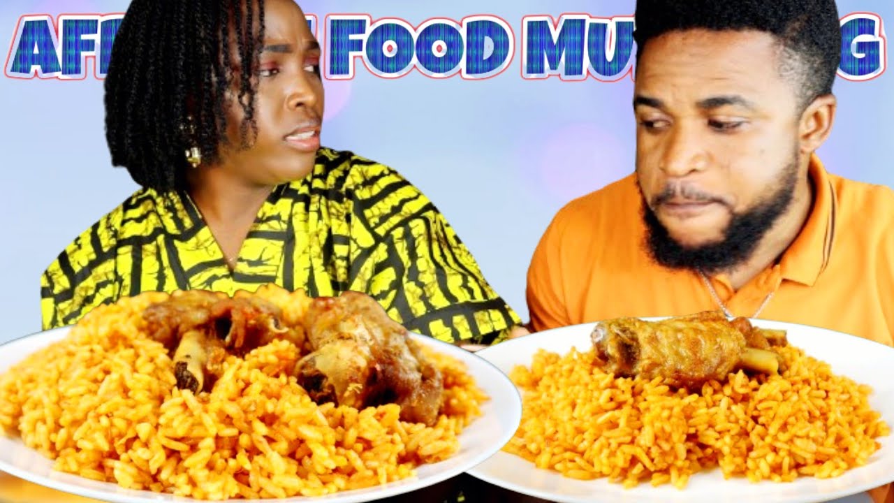 HILARIOUS PRANK ON MY HUSBAND | PARTY JOLLOF RICE | AFRICAN FOOD MUKBANG