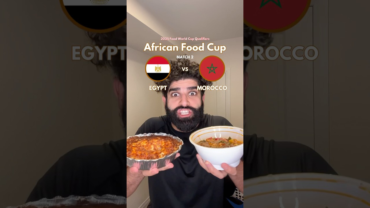 EGYPT VS MOROCCO – African Food Cup