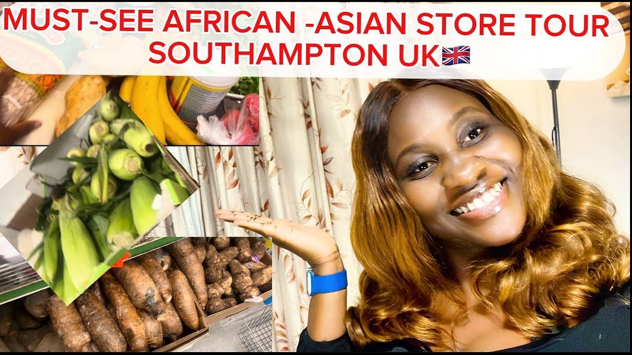 Southampton African-Asain Store Tour  Authentic African Food and Shopping Haul